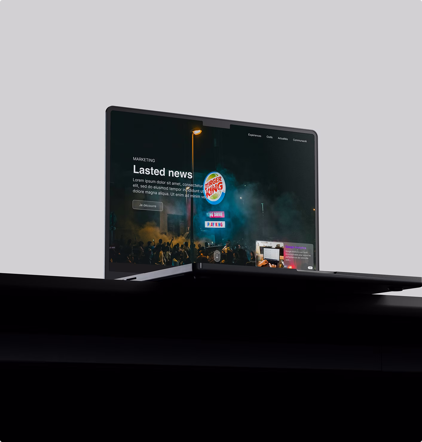 Site internet après refonte